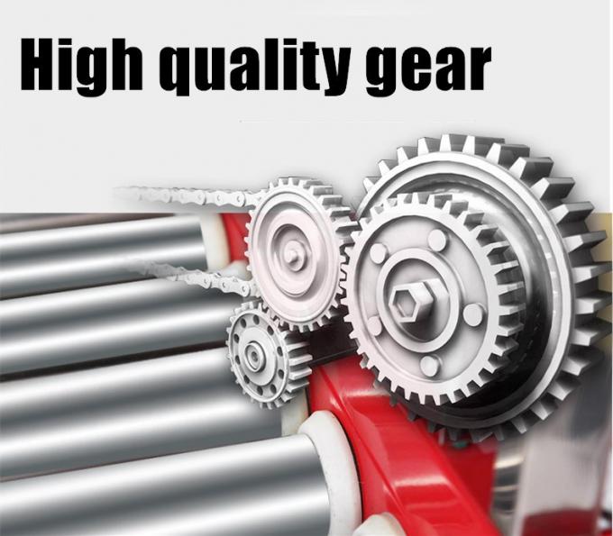 7 रोल्स हॉट डॉग रोलर मशीन, 1.69kw इलेक्ट्रिक सॉसेज ग्रिल 2